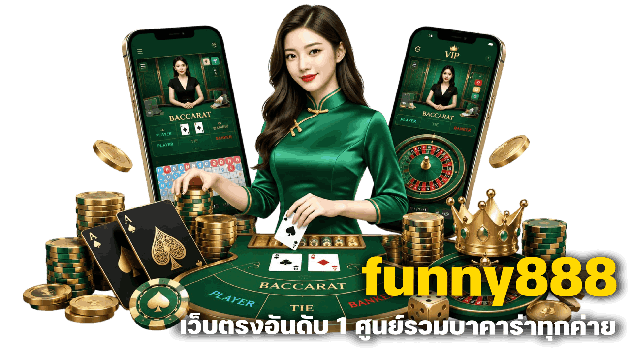 funny888 เว็บตรงอันดับ 1 ศูนย์รวมบาคาร่าทุกค่าย
